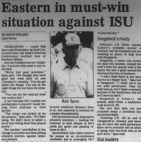 Eastern in must-win situation against ISU